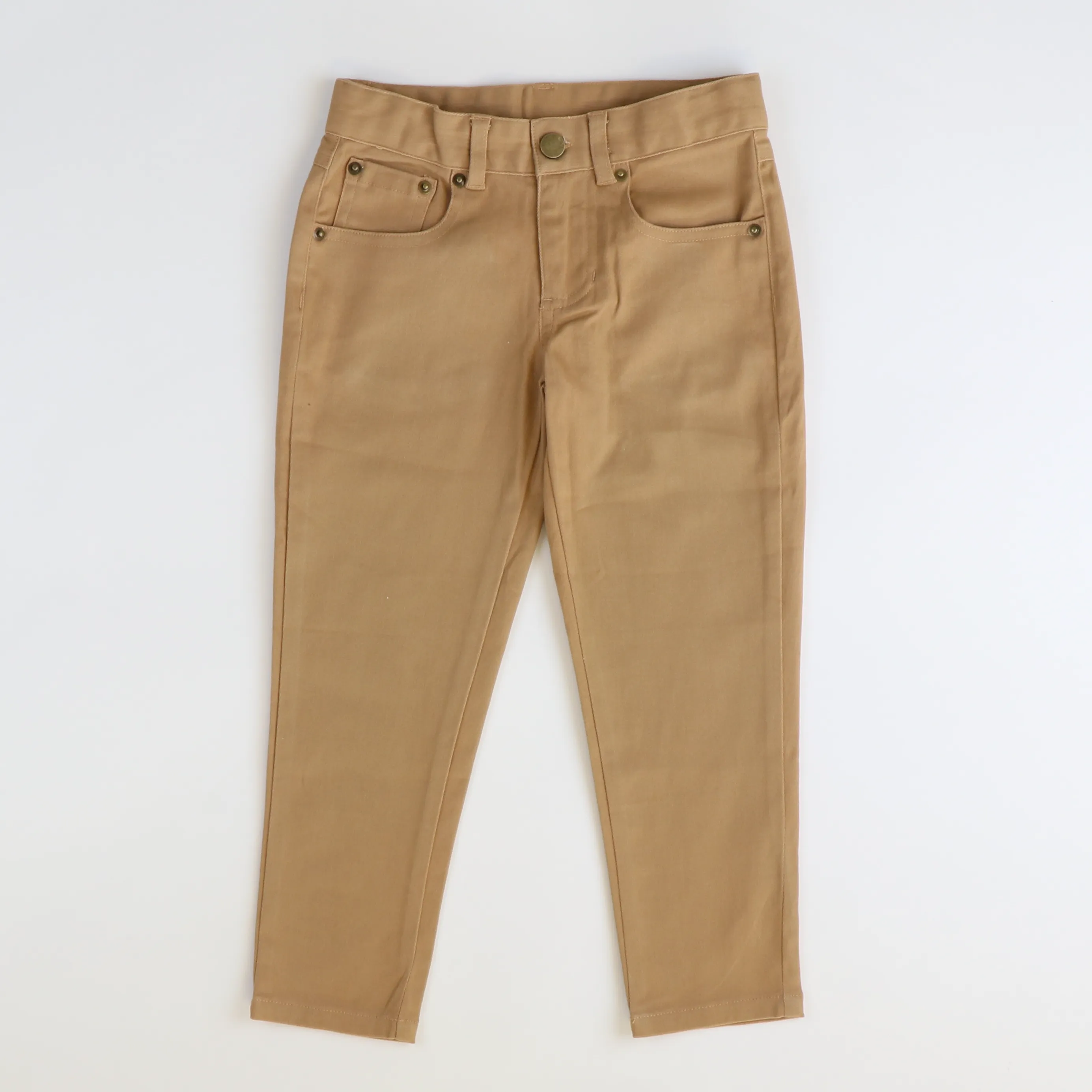 Boys Signature Twill Five Pocket Pants - Khaki