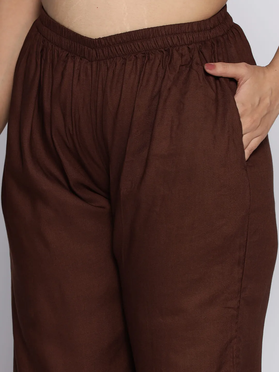 Coffee Rayon Culottes