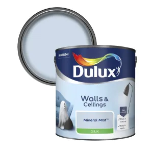 Dulux Silk Emulsion Paint For Walls And Ceilings - Mineral Mist 2.5L