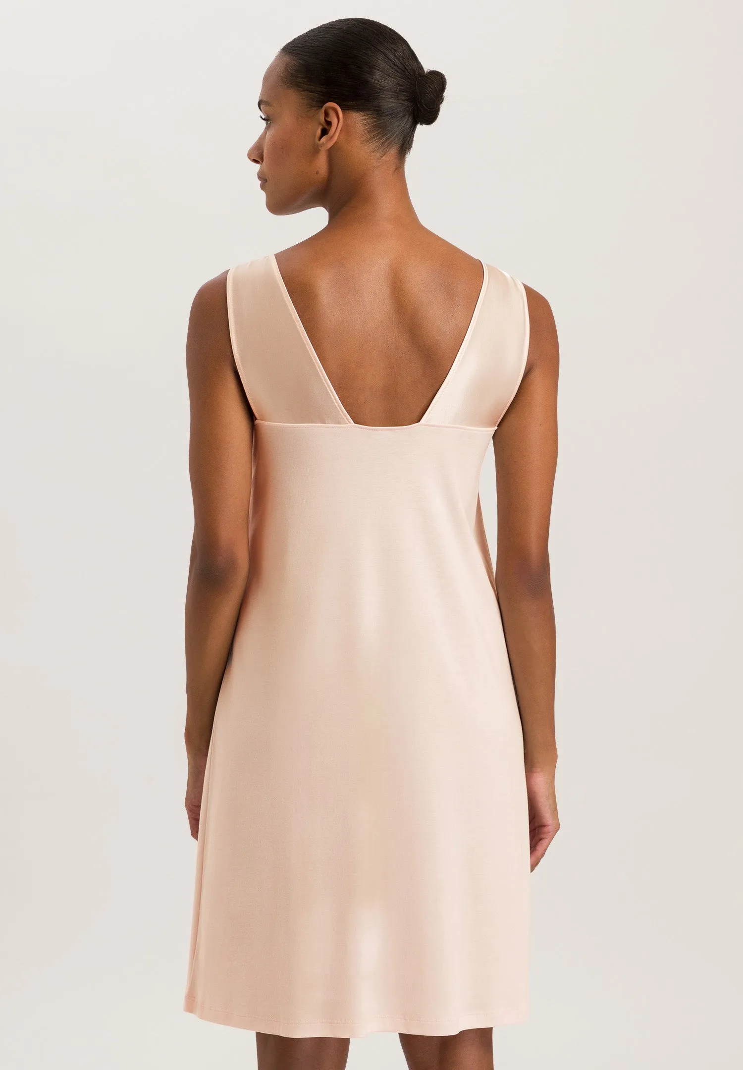 Emma Silk Accented Cotton Tank Nightgown | Morning Glow 74920-1348