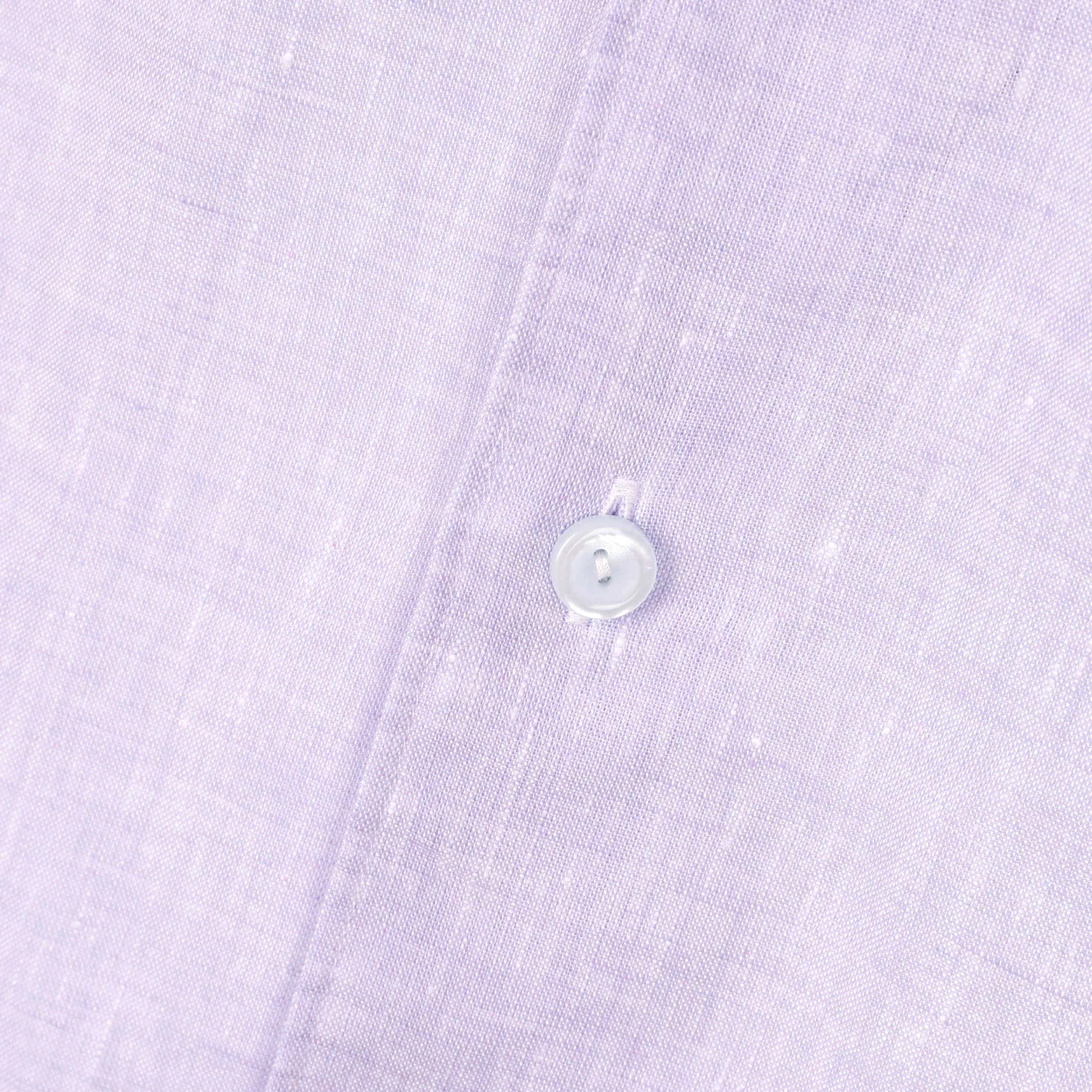 Eton Linen Shirt in Lilac