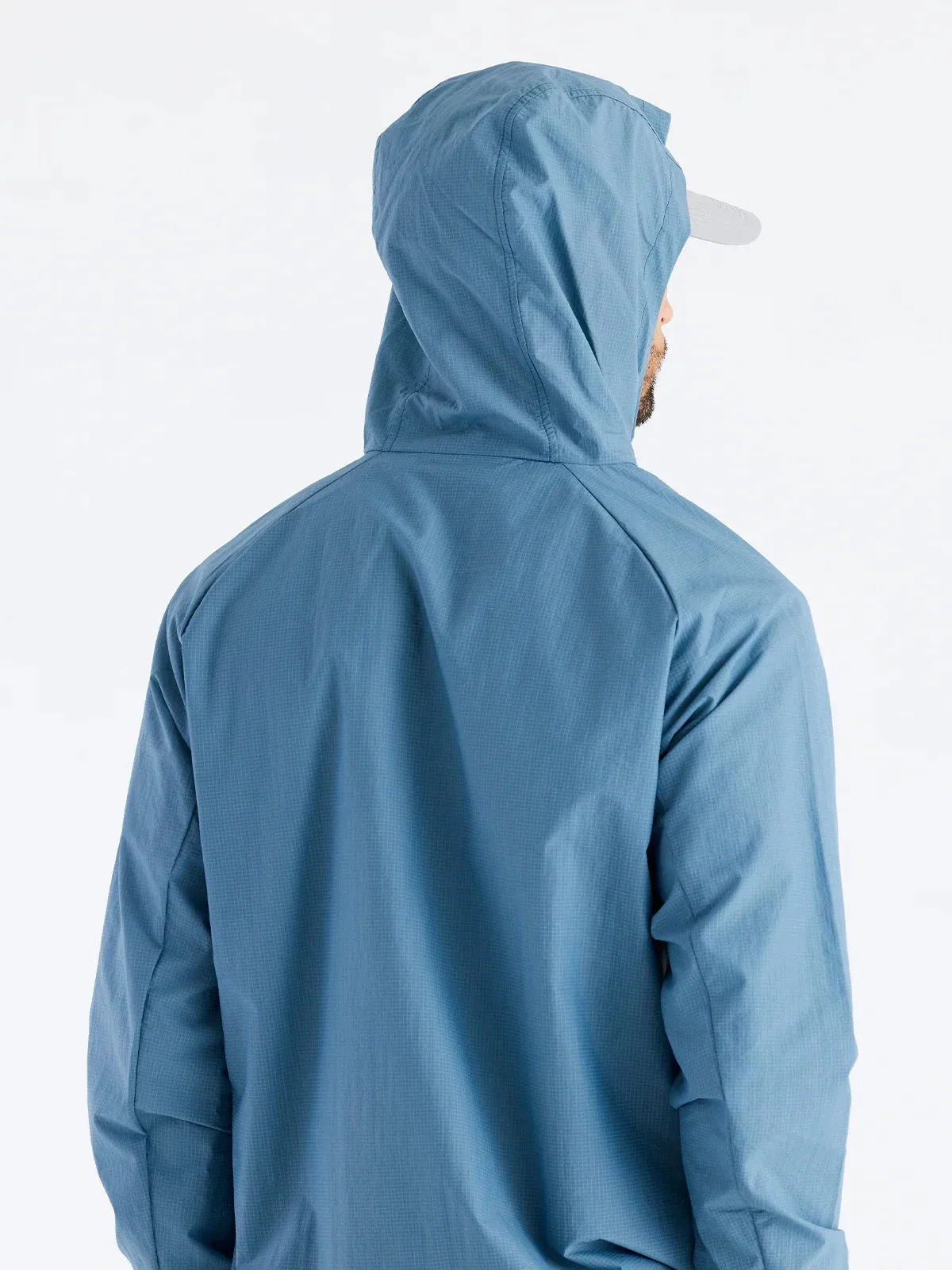 Free Fly Men's Headwind Jacket in Blue Fog