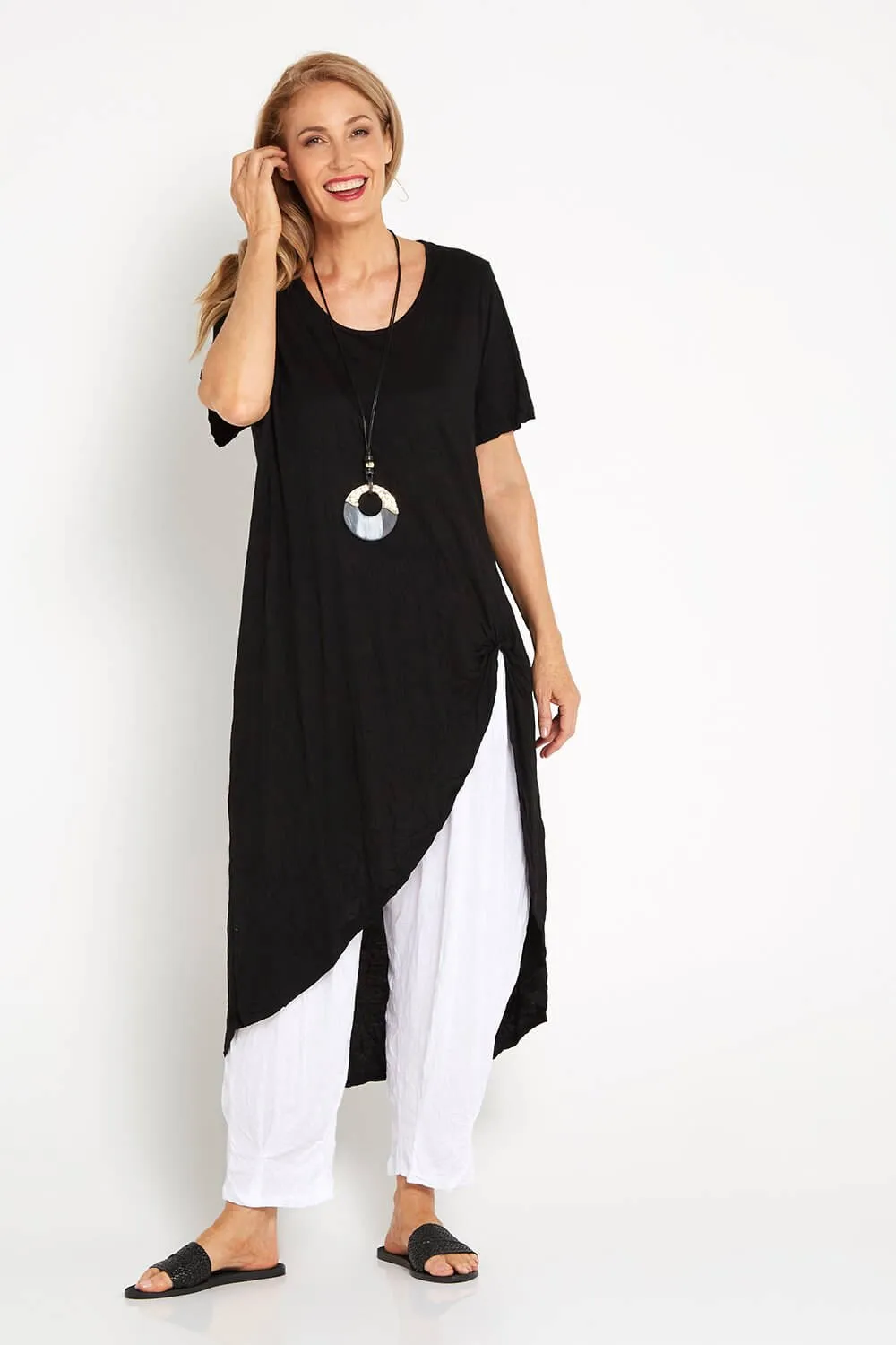 Koda Tunic Top - Black