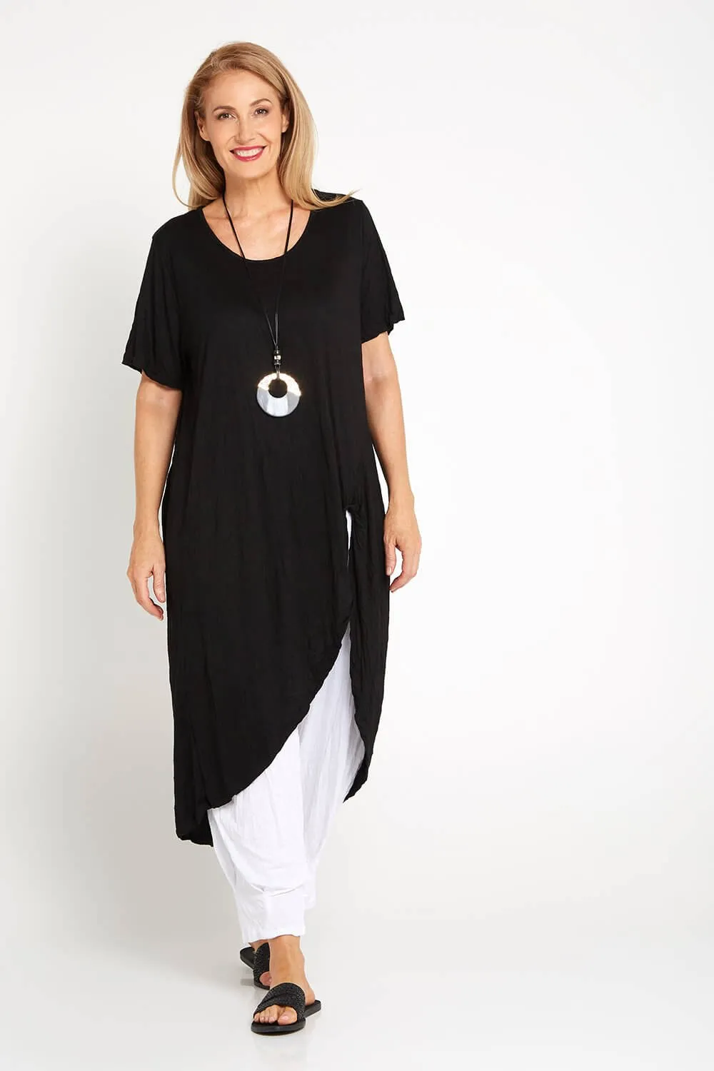 Koda Tunic Top - Black