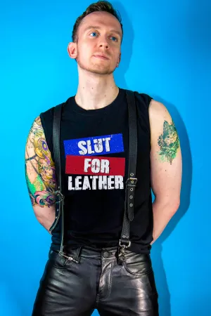 Leather Slut Tee by Peachy Kings