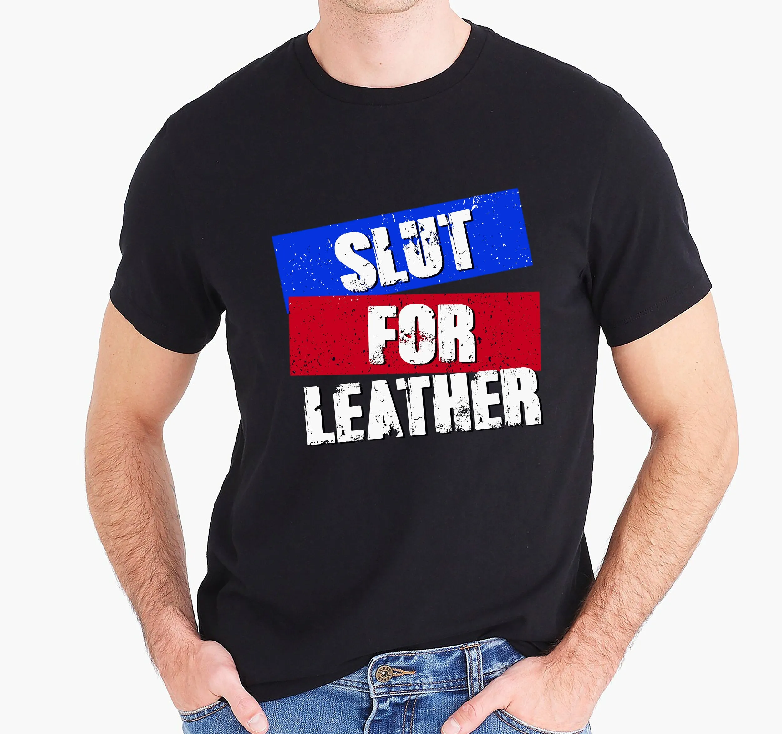 Leather Slut Tee by Peachy Kings