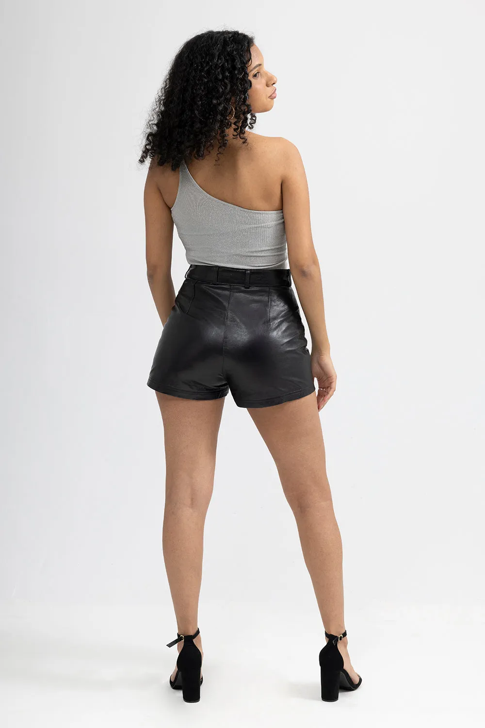 Maleni Women's Leather Shorts (POS)