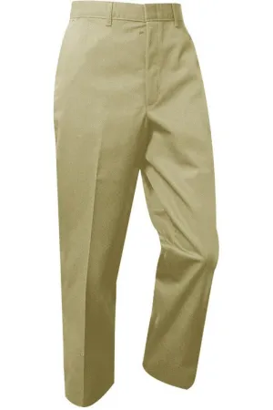 Mens Premium Label Khaki Flat Front Pants