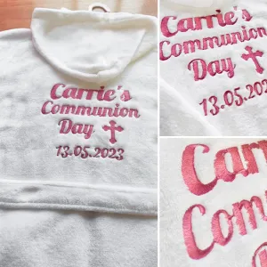 Personalised Communion Bath Robe