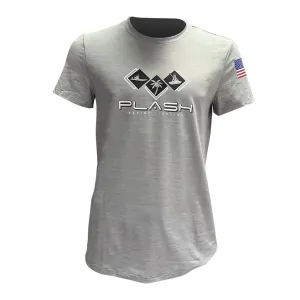 PLASH | Performance SS Fishing Shirts | Light Gray