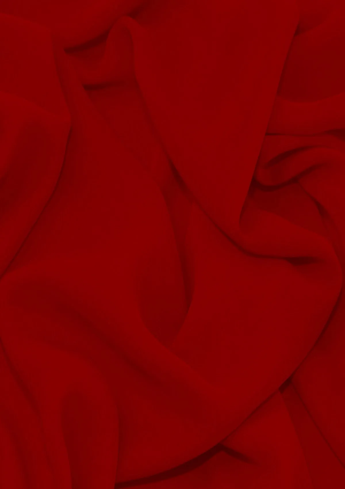 Premium Crepe Chiffon Fabric Maroon Plain Dyed 44/45" Decoration,Craft & Dress