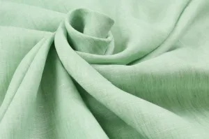 Premium Light-weight Linen - Yarn dyed - Green (Remnant)