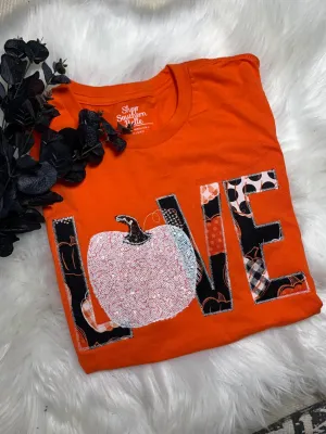 Pumpkin Love Fall Short Sleeve Tee - Southern Belle