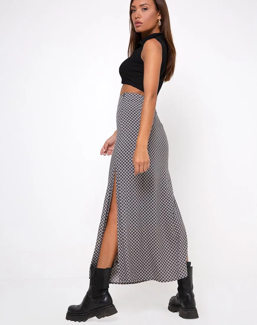 Sayan Skirt in Check It Out Black