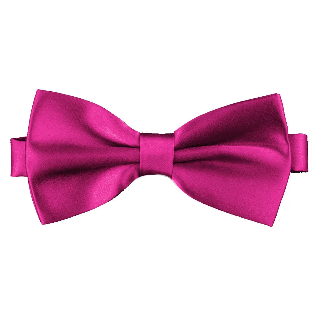 Sharp Purple [Silky Smooth] - Bow Tie and Pocket Square Matching Set