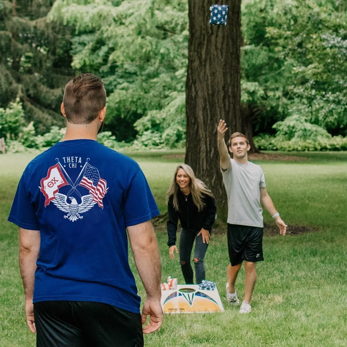 SigEp Comfort Colors Navy Patriot tee