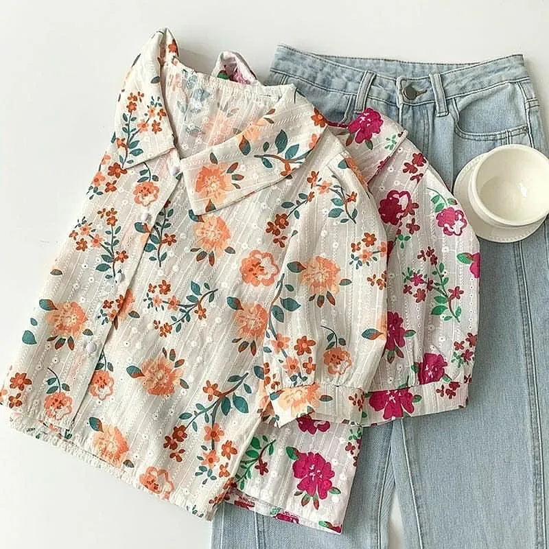 Susan Floral Blouse