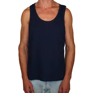 Vegan Style Men's Tank Top in navy