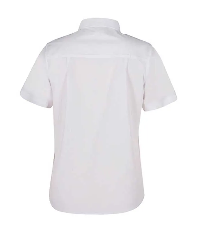 Womens Epaulette Shirt Short Sleeve